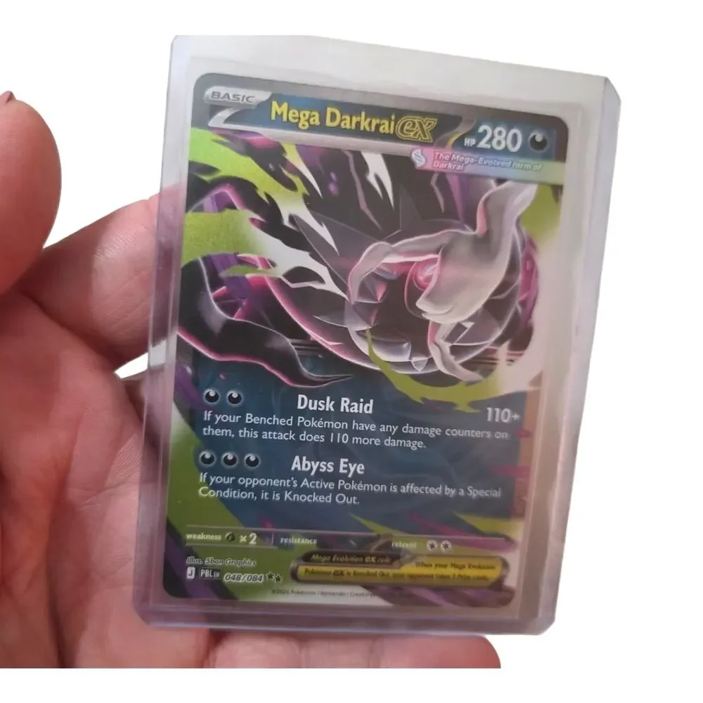 Mega Darkrai ex 048/084 Double Rare Pitch Black Pokemon New